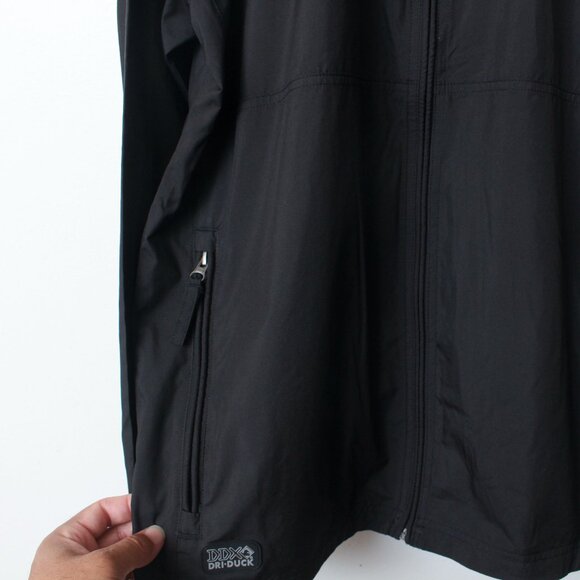 Dri-Duck River Packable Jacket Mens Medium Black Lowes Hardware + Pepsi Cola - Picture 9 of 13